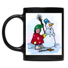 Кружка цветная UV-DTF