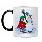 Кружка двухцветная