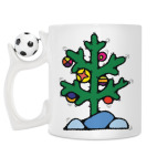 Кружка с футбольным мячиком