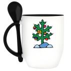 Кружка с ложкой