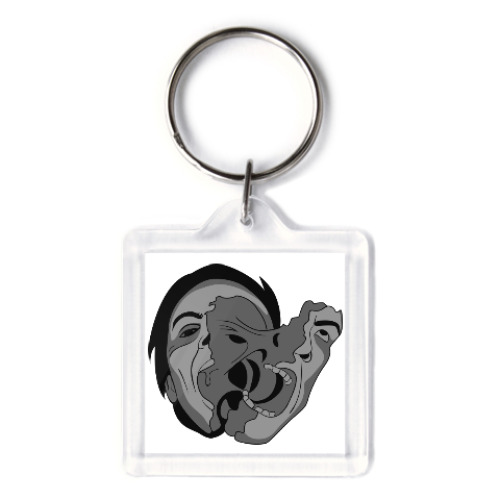 Брелок с принтом «Нечто» и мутация лица