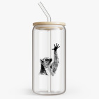 Банка с бамбуковой крышкой