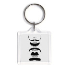 Брелок 3.9 x 3.9 см Усы Знаменитостей