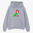 Толстовка худи оверсайз