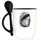 Кружка с ложкой