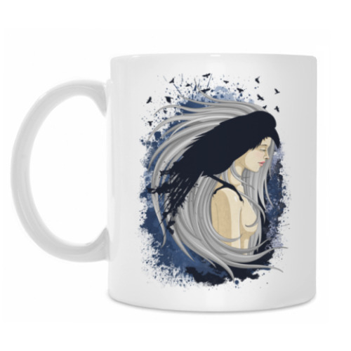 Кружка с принтом Ворон