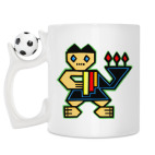 Кружка с футбольным мячиком