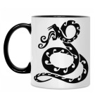 Кружка двухцветная