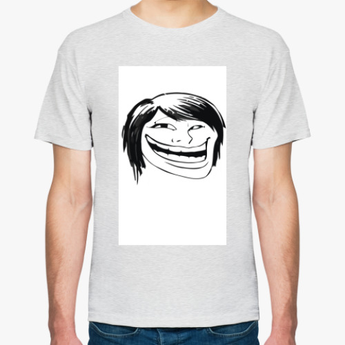 Футболка с принтом  TROLL CHICK