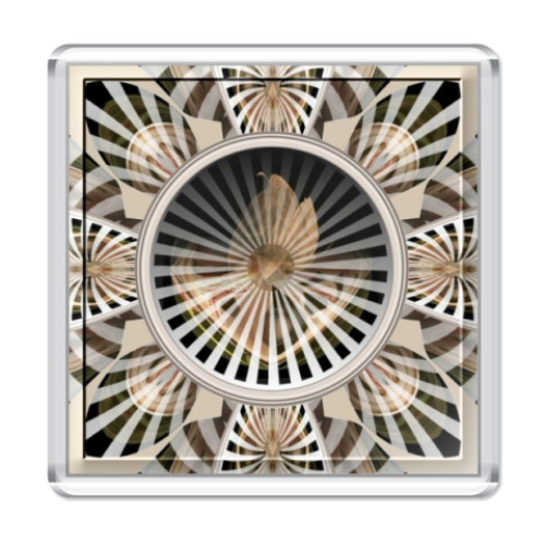 Магнит с принтом Калейдоскоп