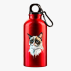 Металлическая бутылка 400 мл UV-DTF