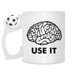 Кружка с футбольным мячиком