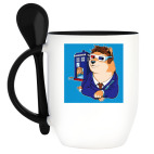 Кружка с ложкой