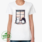 Женская футболка органик