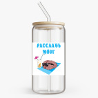 Банка с бамбуковой крышкой