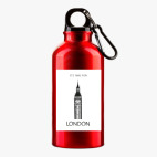 Металлическая бутылка 400 мл UV-DTF