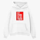 Толстовка худи оверсайз