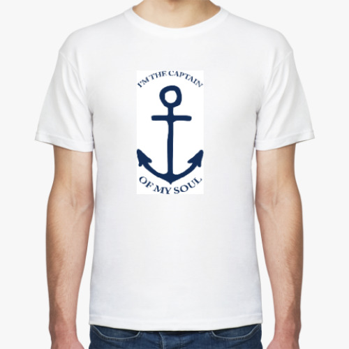 Футболка с принтом Морская тематика