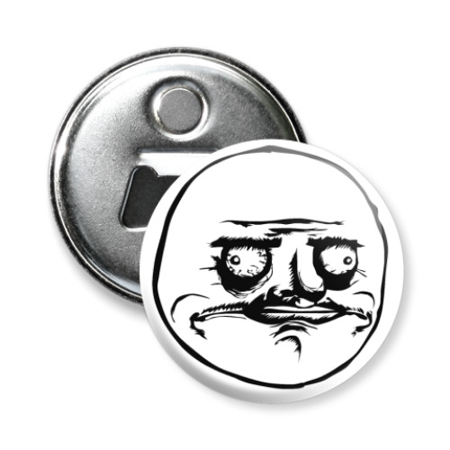 Магнит-открывашка с принтом Megusto