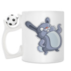 Кружка с футбольным мячиком