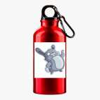 Металлическая бутылка 400 мл UV-DTF