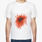 Классическая футболка кровавое пятно