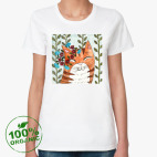 Женская футболка органик