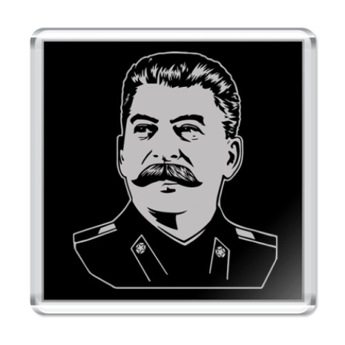 Магнит с принтом Сталин