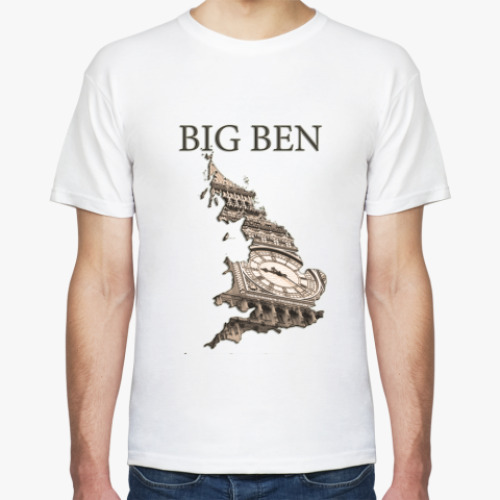 Футболка с принтом Англия