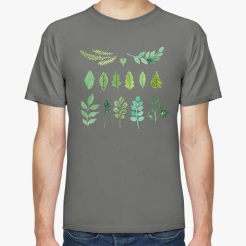 Футболка с принтом Гербарий