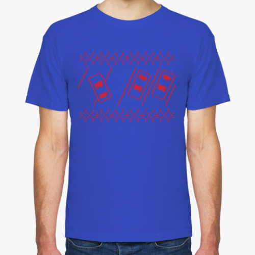 Футболка с принтом Свитер с Оленем