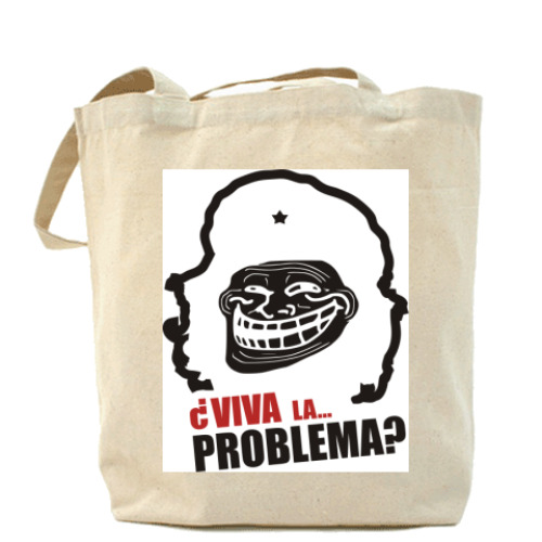 Сумка шоппер с принтом Viva la... problema