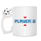 Кружка с футбольным мячиком