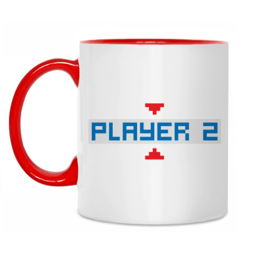 Кружка с принтом Player 2