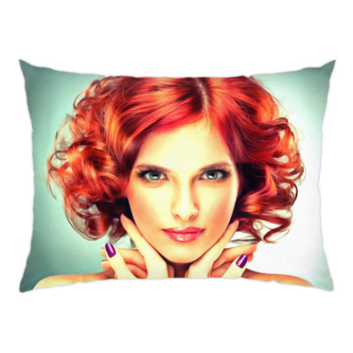 Подушка с принтом Модель