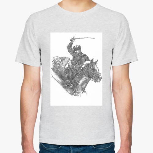 Футболка с принтом 'Волчья сотня'