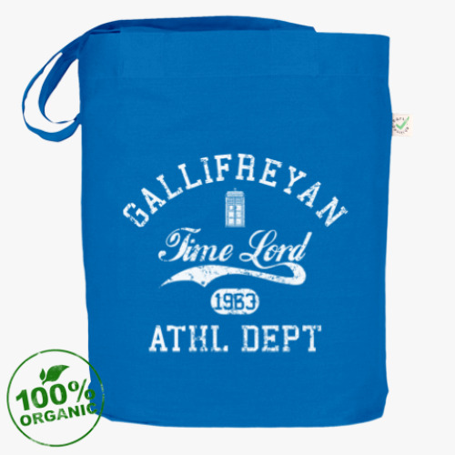 Сумка шоппер с принтом Доктор Кто