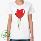 Женская футболка органик