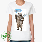 Женская футболка органик