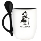 Кружка с ложкой