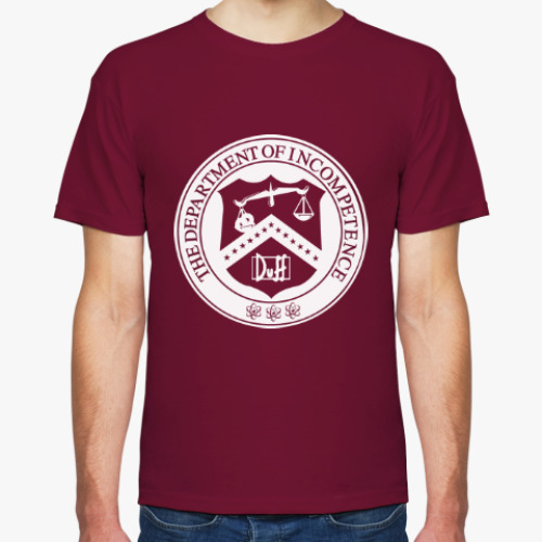 Футболка с принтом 'Департамент Некомпетентности'