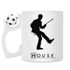 Кружка с футбольным мячиком