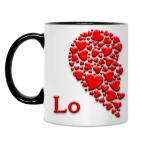 Кружка двухцветная