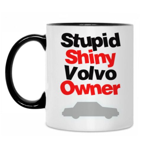 Кружка с принтом Volvo owner