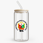 Банка с бамбуковой крышкой