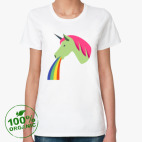 Женская футболка органик