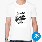 Мужская спортивная футболка