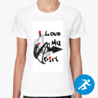 Женская спортивная футболка