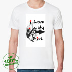 Мужская футболка органик