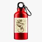 Металлическая бутылка 400 мл UV-DTF